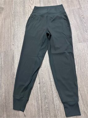 Athleta Venice High Rise Joggers, xxs, green